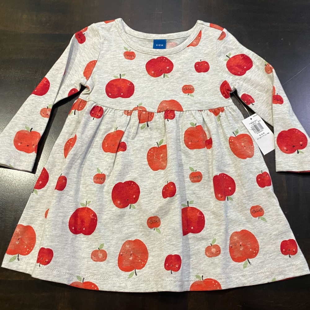 Baby Girl 🍎 🍎 🍎 Dress Size 6-12M - Picture 2 of 4